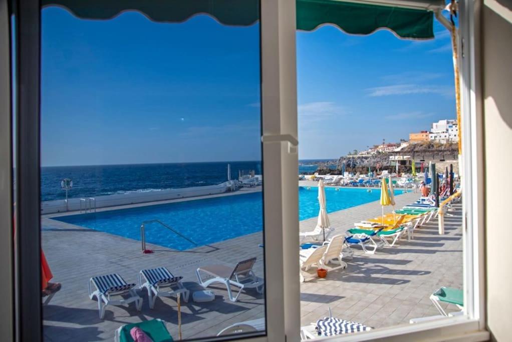 First Line Ocean View Studio Puerto de Santiago  Exterior foto