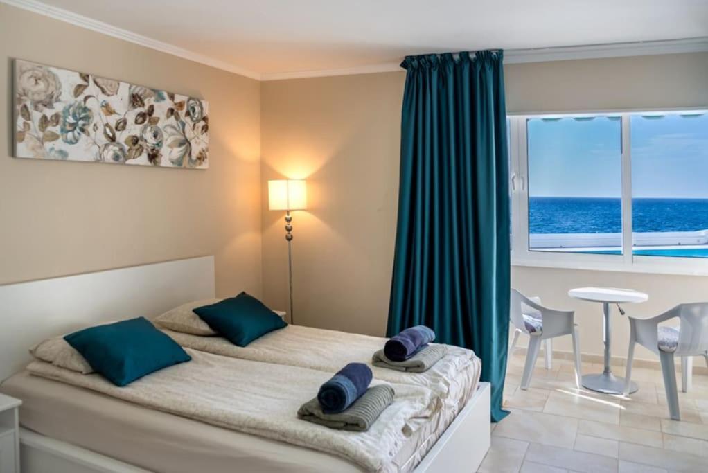 First Line Ocean View Studio Puerto de Santiago  Exterior foto