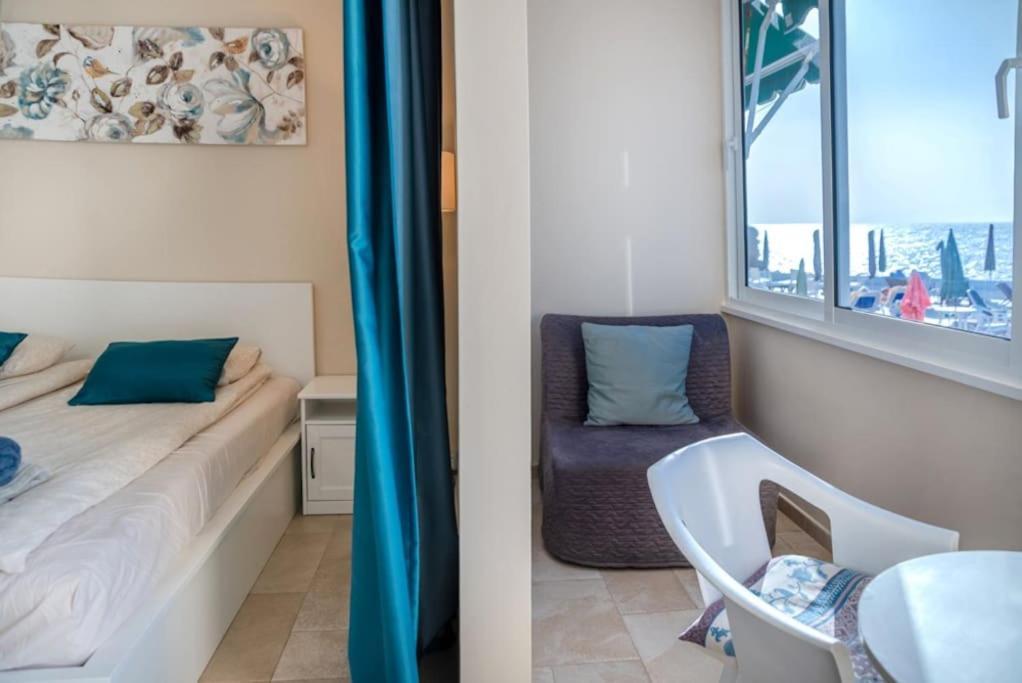 First Line Ocean View Studio Puerto de Santiago  Exterior foto